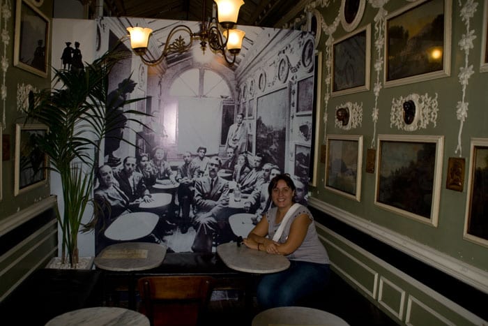Desde el antiguo Caffé Greco — Roma, Italia