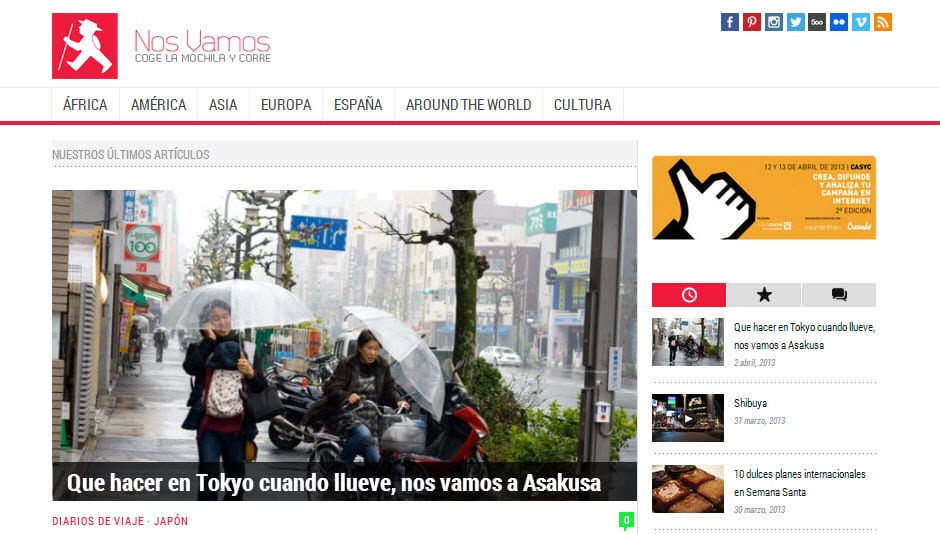 Hablamos de blogs de viajes en Onda Cero