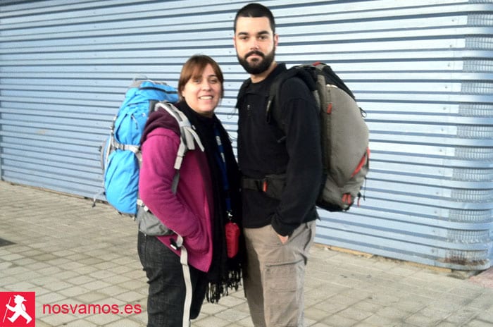 Mochilas que solemos llevar a nuestros viajes. de 35 y 55 litros.