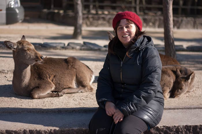 Ruth y los ciervos de Miyajima — Hiroshima, Japón