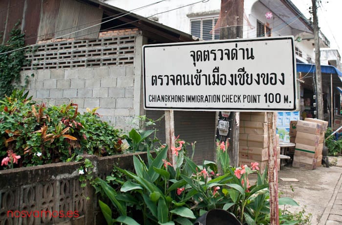 Cruzar la frontera de Tailandia con Laos. Paso de Chiang Khong - Houai Xai