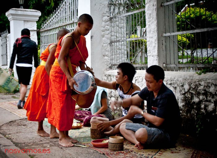 monjes-luang-prabang-tak-bat-16 — Luang Prabang, Laos