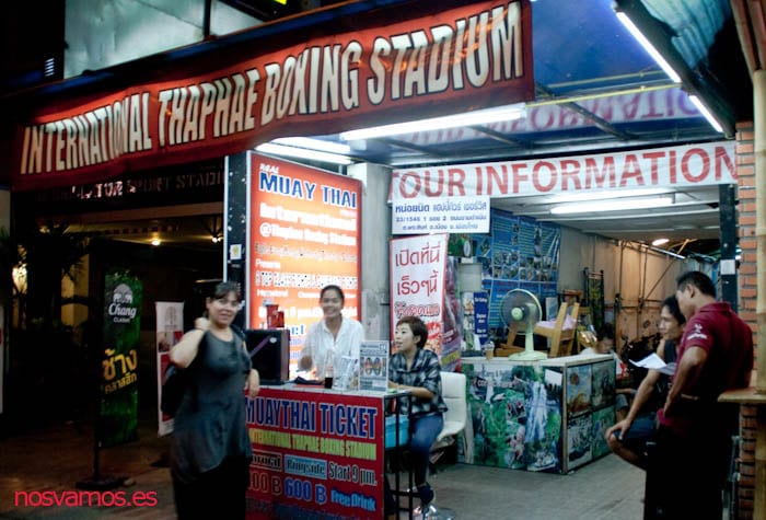 Entrada y venta de tickets del Thaphae Boxing Stadium — Chiang Mai, Tailandia
