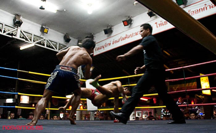 Último combate de la velada, hubo algo de espectáculo — Chiang Mai, Tailandia