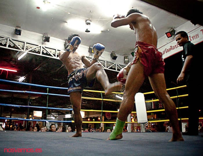 Último combate de la velada, hubo algo de espectáculo — Chiang Mai, Tailandia