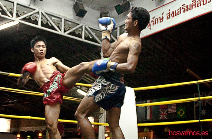 Último combate de la velada, hubo algo de espectáculo — Chiang Mai, Tailandia