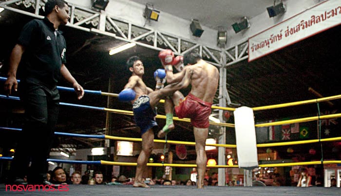 Último combate de la velada, hubo algo de espectáculo — Chiang Mai, Tailandia