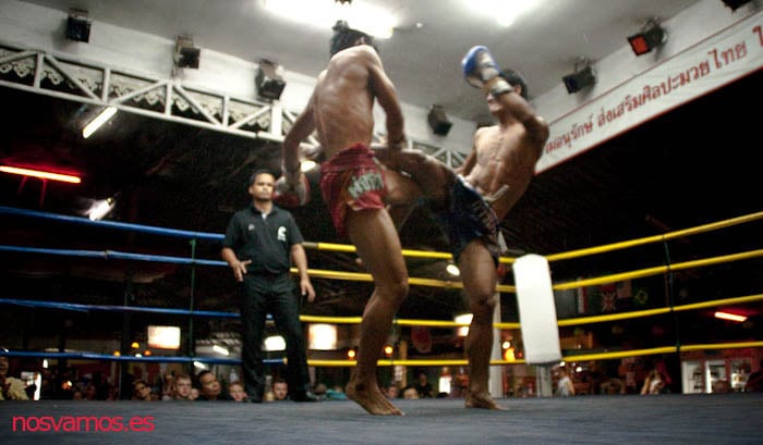 Último combate de la velada, hubo algo de espectáculo — Chiang Mai, Tailandia