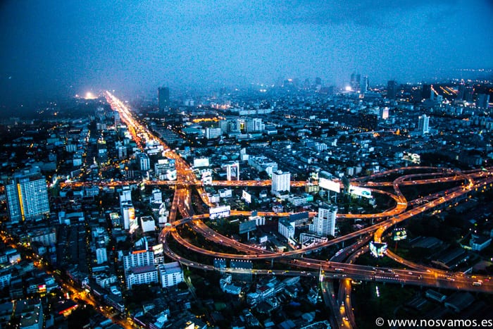 Baiyoke Tower en Bangkok, el edificio más alto de Tailandia