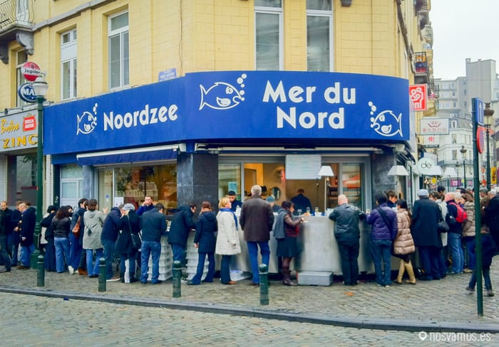 Pescado fresco en el Mer du Nord — Vivir en Bruselas, Bélgica