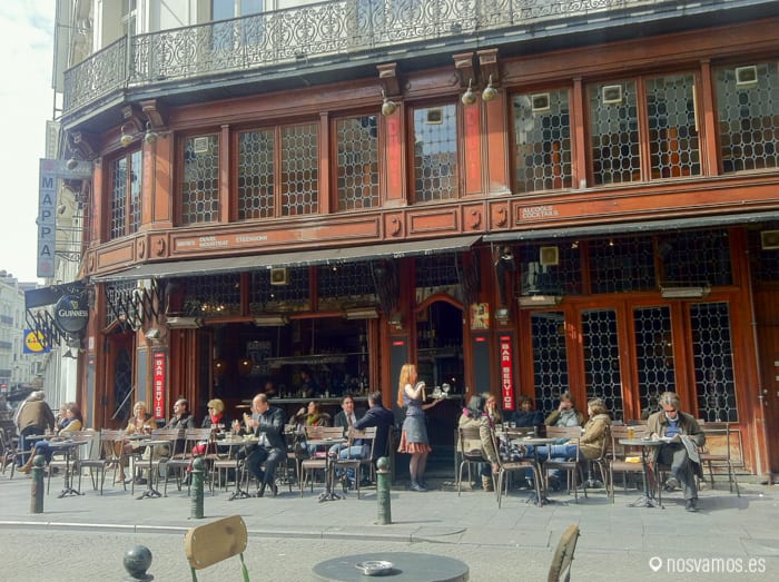 La terraza del Mappa Mundo desde la del Roi des Belges — Vivir en Bruselas, Bélgica