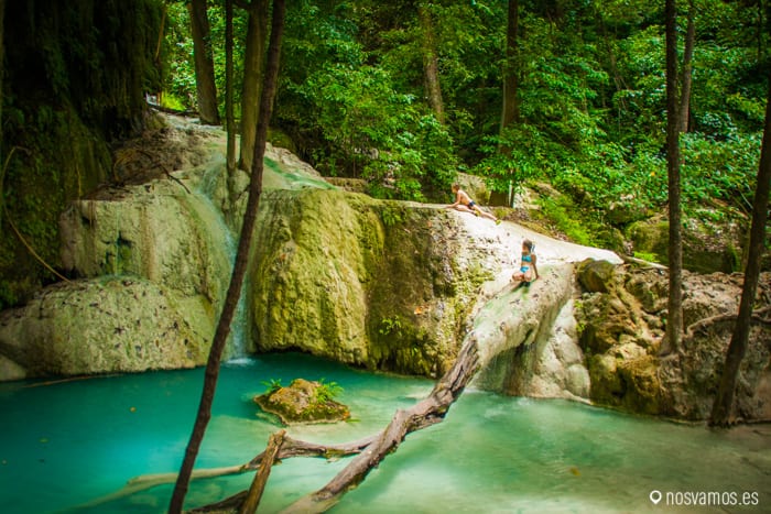 Cascada del nivel 6 — Kanchanaburi, Tailandia