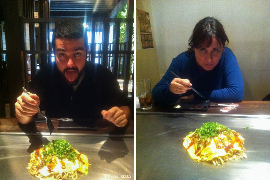 Okonomiyaki, el plato típico de Hiroshima