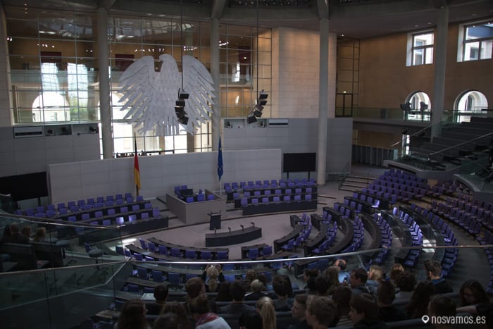 Interior del Parlamento — Berlín, Alemania
