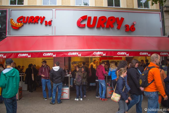 Curry 36, el puesto más famoso para comer el Currywurst — Berlín, Alemania