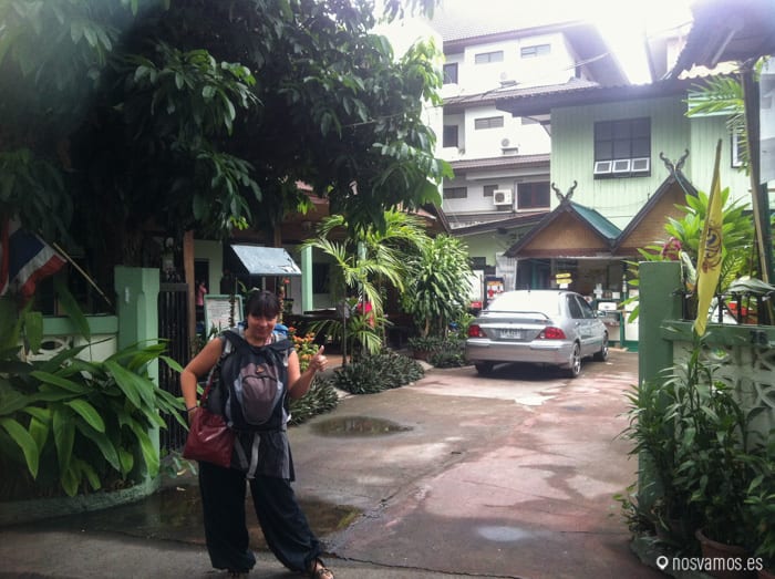 Nuestro guesthouse, nos gustó mucho. — Chiang Mai, Tailandia