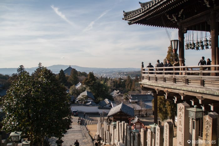 Vista de Nara desde el templo Nigatsu-Do