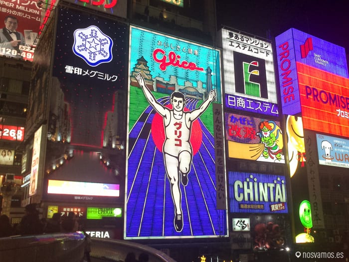 El famoso cartel de Glico — Osaka, Japón