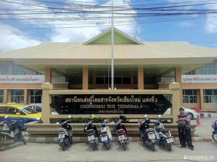 Terminal 3 de la estación de Chiang Mai