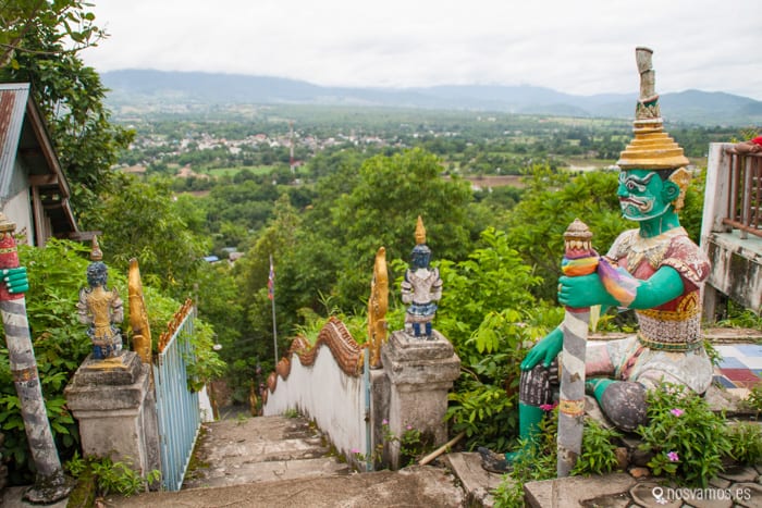 Wat Mae Yen un templo en la montaña de Pai