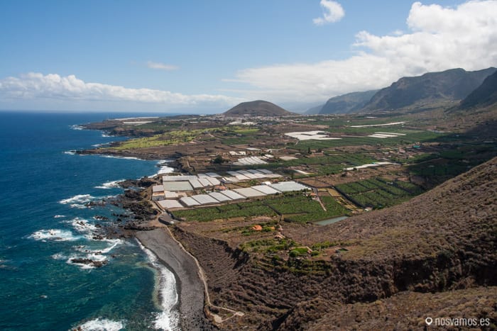 Vista de los campos de cultivo — Tenerife, España