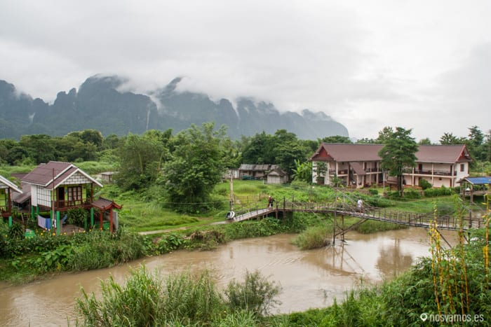 Las vistas desde los bares — Vang Vieng, Laos