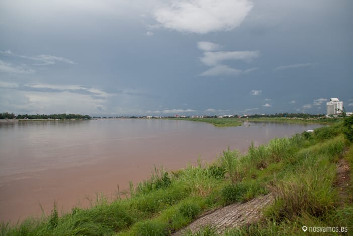 Río mekong — Vientiane, Laos