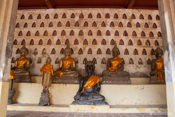 El templo más antiguo de Vientiane, Wat Si Saket
