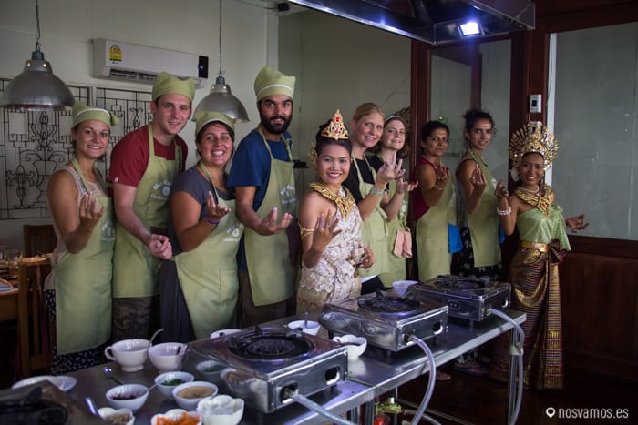 Curso de cocina tailandesa en May Kaidee, Bangkok — Tailandia