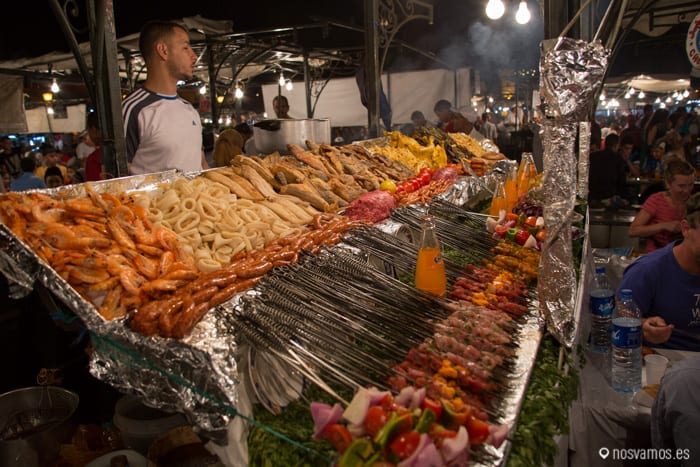 Brochetas de lo que quieras — Marrakech, Marruecos