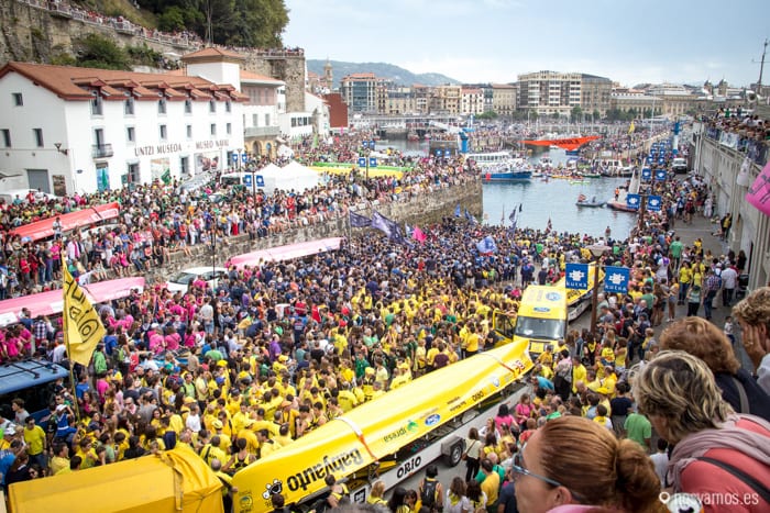 La Bandera de la Concha en San Sebastian 