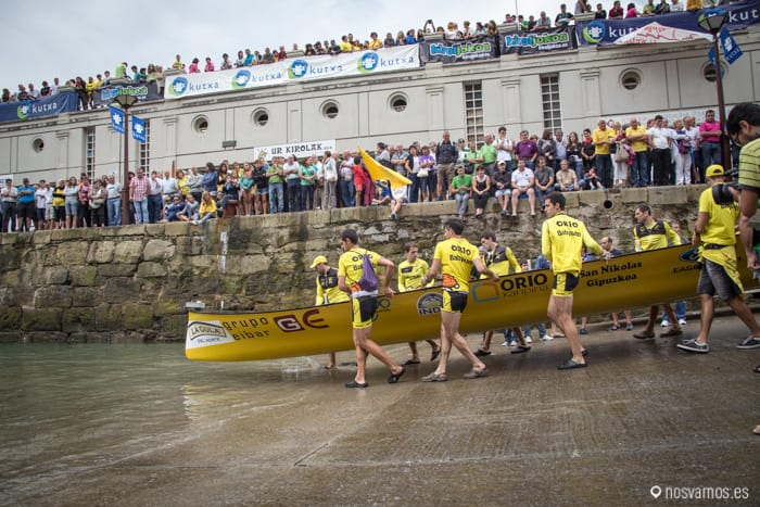 Son grandes las trineras, verdad?? — San Sebastián, España