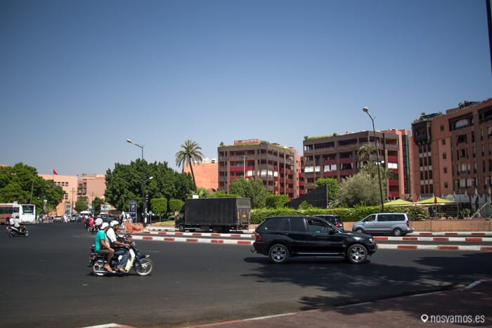 La parte nueva de la ciudad — Marrakech, Marruecos