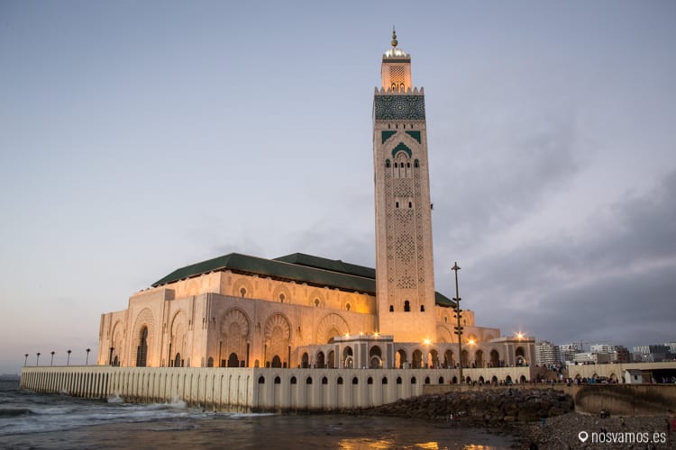 La mezquita de Hassan II en Casablanca