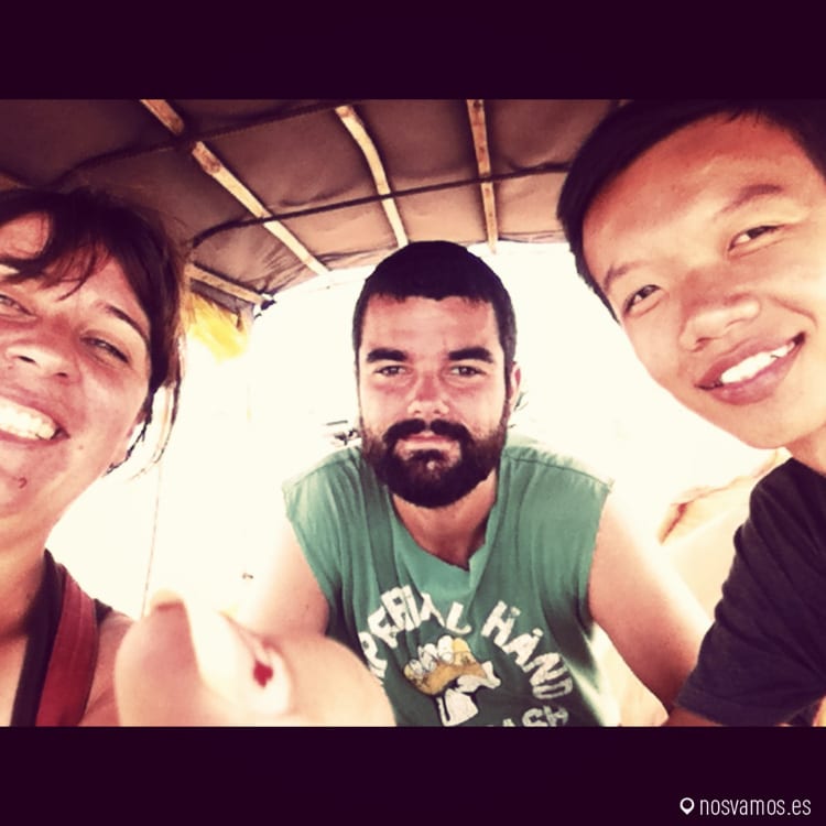 Con nuestro amigo Lee — Kratie, Camboya