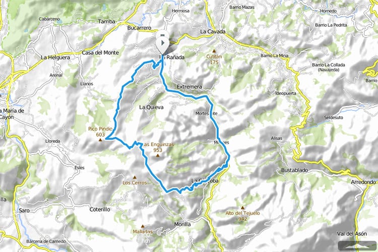 Mapas offline para rutas en el móvil