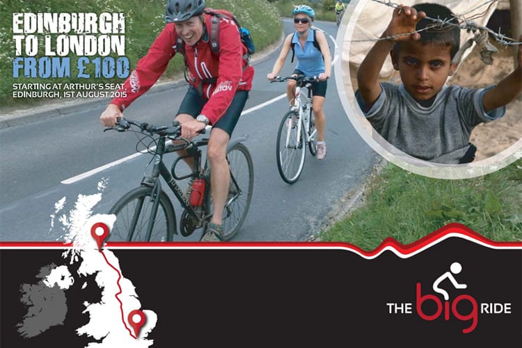 Una marcha cicloturista entre Edimburgo y Londres por Palestina