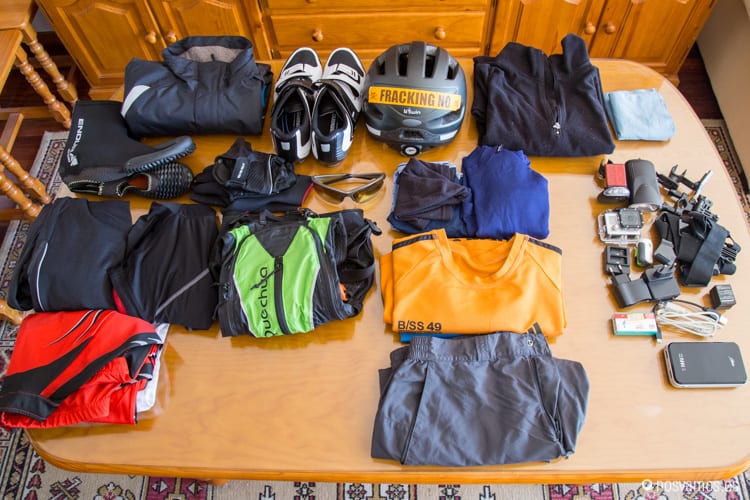 Qué llevo en un viaje en bici por Escocia #BiciEscocia