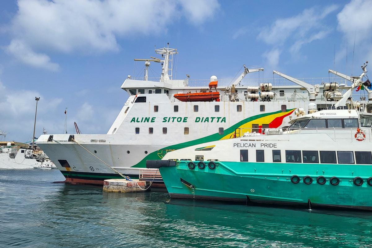 El ferry de Dakar a Casamance: dormir a bordo del Aline Sitoé Diatta