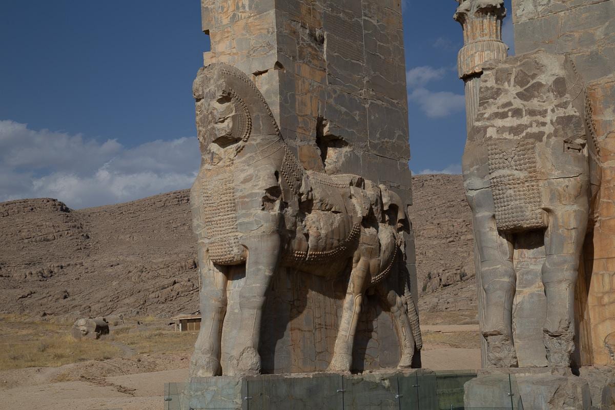 Persépolis, Naqsh-e Rostam y Naqsh-e Rajab en una tarde